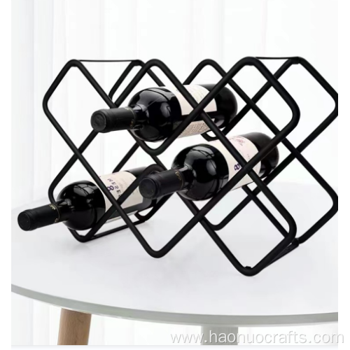 BEAUTIFUL Grid IRON CROSS WINE RACK